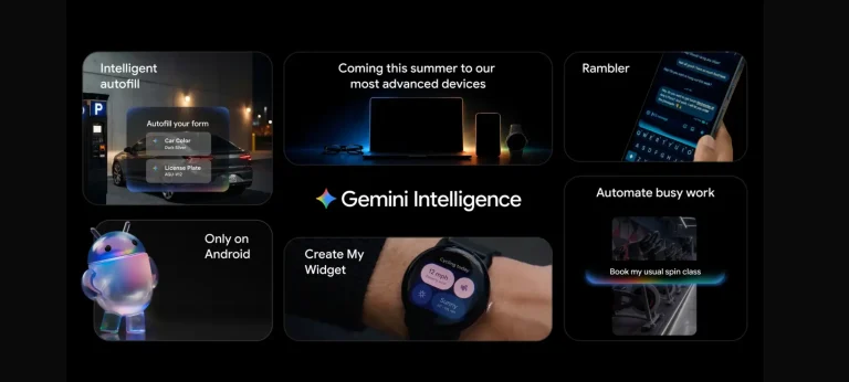 جوجل تطلق Googlebooks ونظام Gemini Intelligence لأندرويد AI