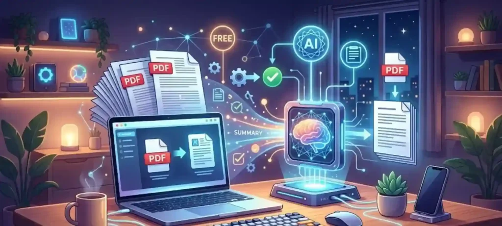تلخيص PDF بالذكاء الاصطناعي