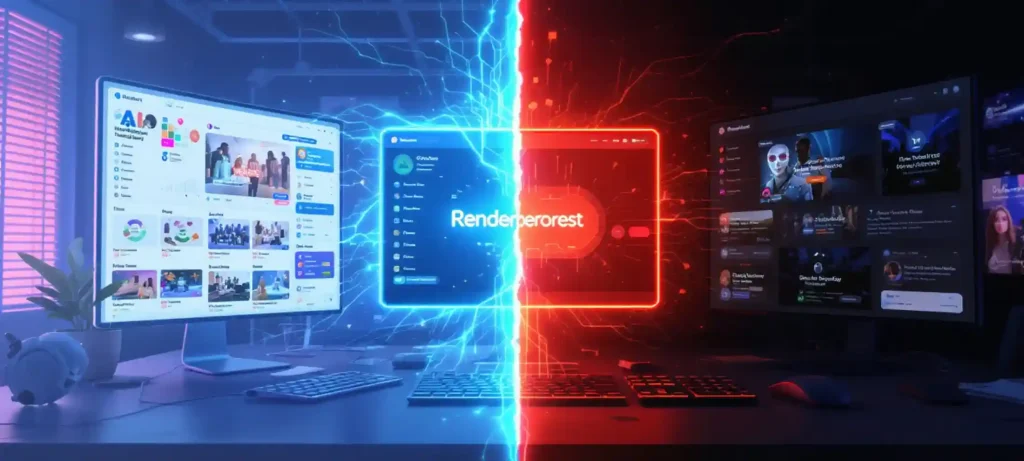 شرح موقع Renderforest