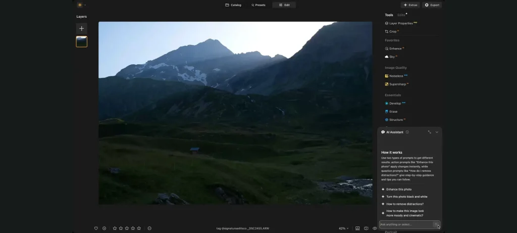 برنامج Luminar Neo