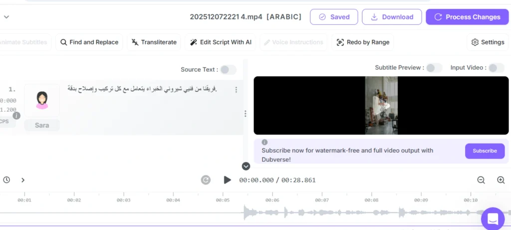 Dubverse AI