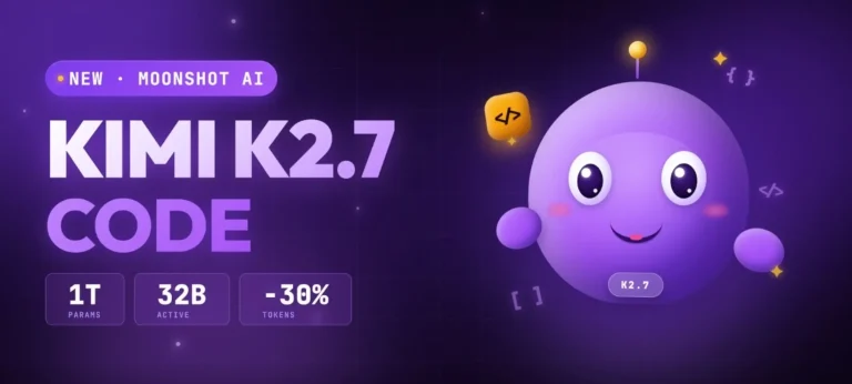 Moonshot AI تطلق Kimi K2.7 Code بأداء أقوى وكفاءة أعلى