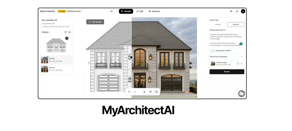 أداة MyArchitectAI