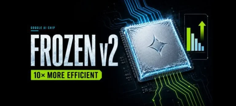 جوجل تطور شريحة Frozen v2 لتشغيل Gemini بكفاءة غير مسبوقة