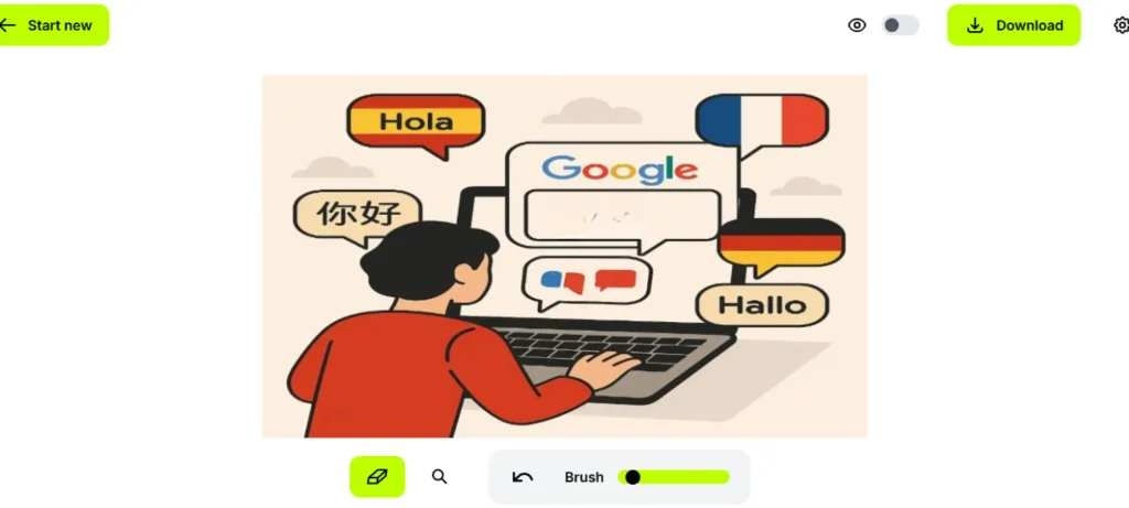 إزالة الكتابة من الصور مجانا