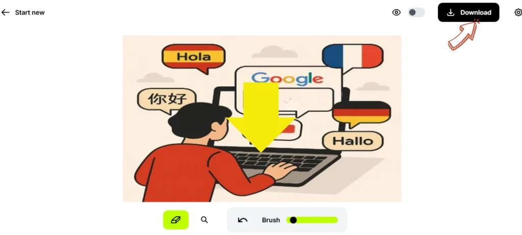 إزالة الكتابة من الصور مجانا
