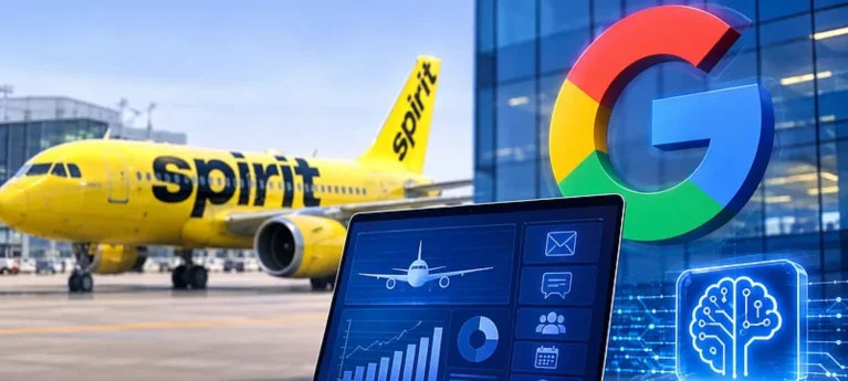 Google تدفع 10 ملايين دولار لشراء بيانات Spirit Airlines