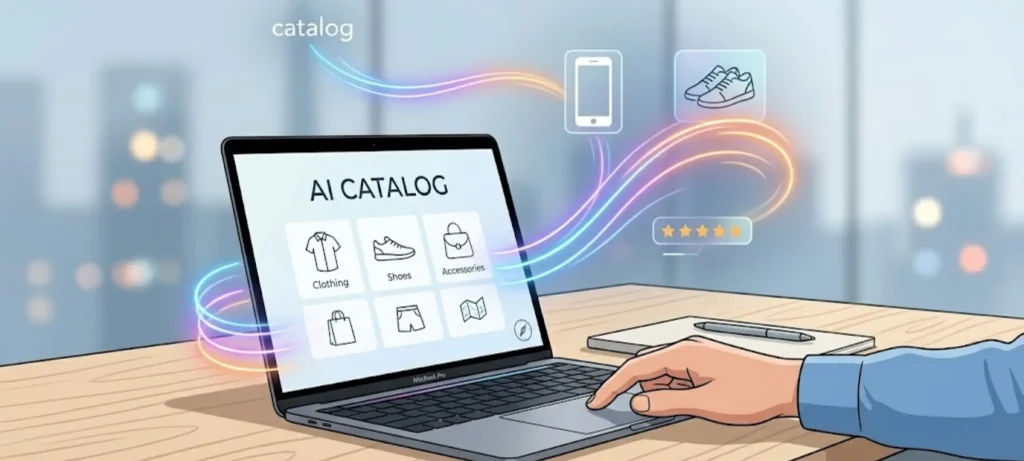 عمل كتالوج بالذكاء الاصطناعي
