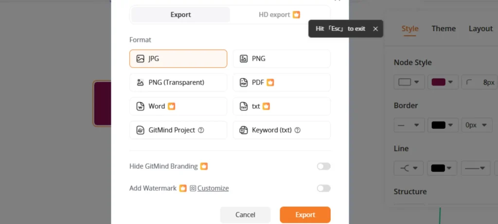 تحويل PDF إلى خرائط ذهنية
